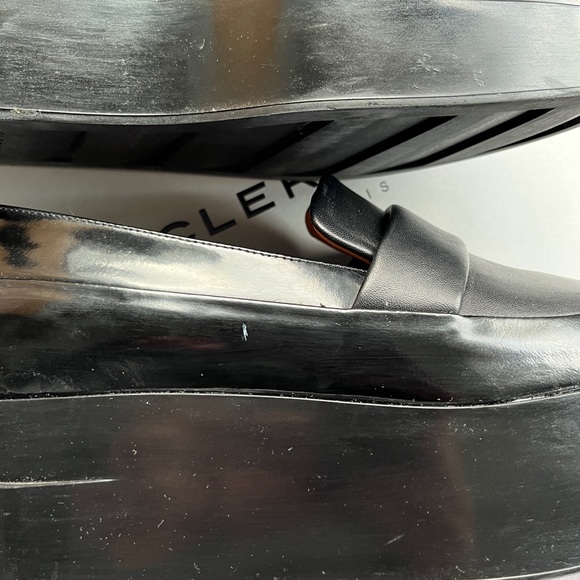 Robert Clergerie leather platform loafers shoes black size 36,5 made in France - Picture 10 of 12